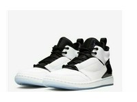 jordan fadeaway black and white